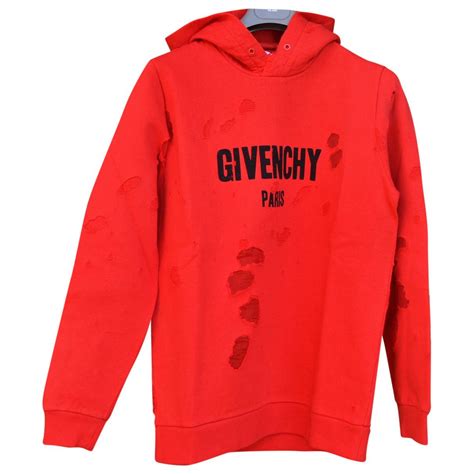 givenchy red bambi hoodie|givenchy destroyed hoodie.